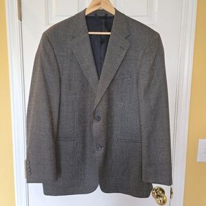 Andrew Fezza Wool Houndstooth 2-Button Blazer Men’s Size 42R